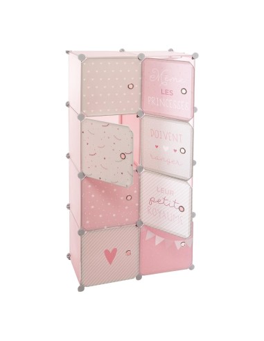 Meuble De Rangement Rangement Penderie Rose Atmosphera For Kids