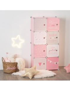Meuble De Rangement Rangement Penderie Rose Atmosphera For Kids 2