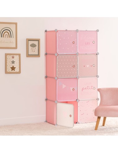 Meuble De Rangement Rangement Penderie Rose Atmosphera For Kids