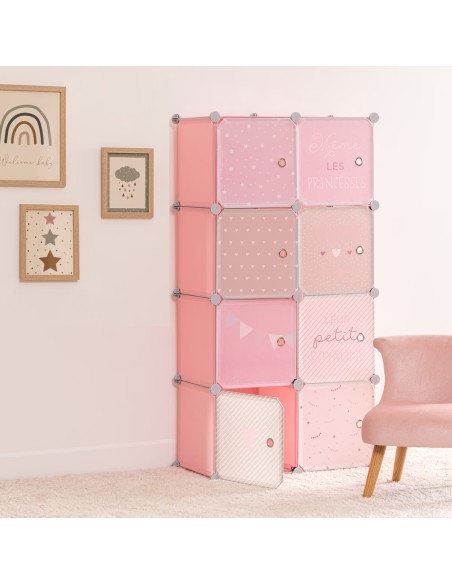 Meuble De Rangement Rangement Penderie Rose Atmosphera For Kids