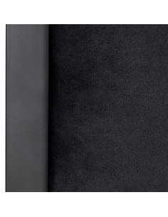 Chaise Pliante Carrée En Velours Noire Five 2