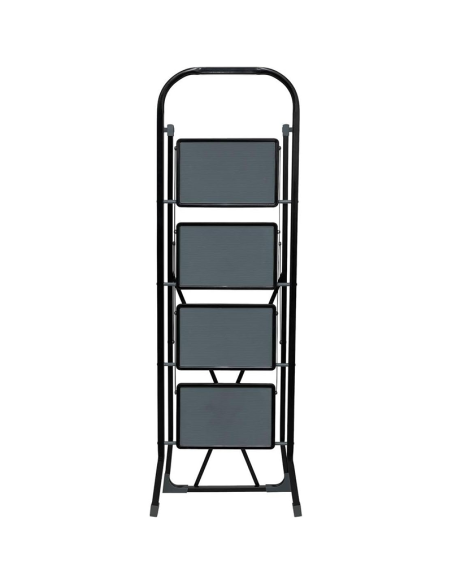 Marchepied 4 marches Pliant Noir Five