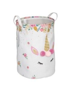 Bac à Jouets Pour Enfant Licorne Rose Atmosphera For Kids