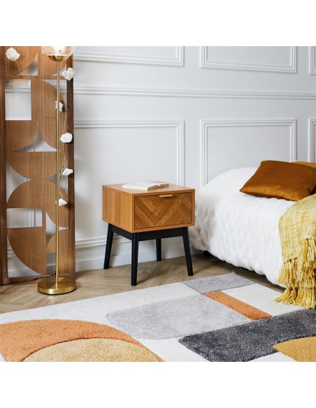 Table de chevet Felix Marron Home Deco Factory