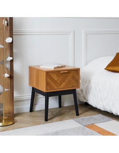 Table de chevet Felix Marron Home Deco Factory