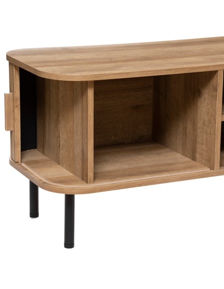Meuble TV Colva Effet Chêne Marron Atmosphera