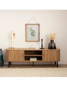 Meuble TV Colva Effet Chêne Marron Atmosphera 2