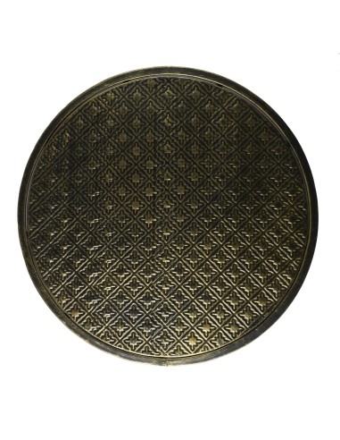 Lot De 2 Tables D'appoint En Métal Martele Mirage Home Deco Factory