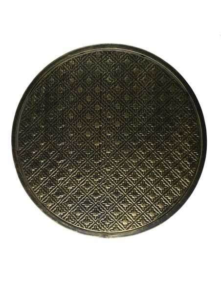 Lot De 2 Tables D'appoint En Métal Martele Mirage Home Deco Factory