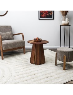 Table D'appoint En Bois Will Marron Home Deco Factory 2