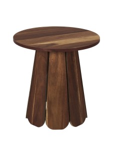 Table D'appoint En Bois Will Marron Home Deco Factory