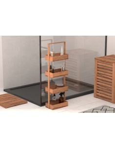 Étagère Fine 4 Niveaux En Acacia Five 2