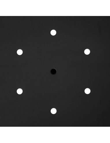 Chaise De Table Niko En Métal Noire Atmosphera