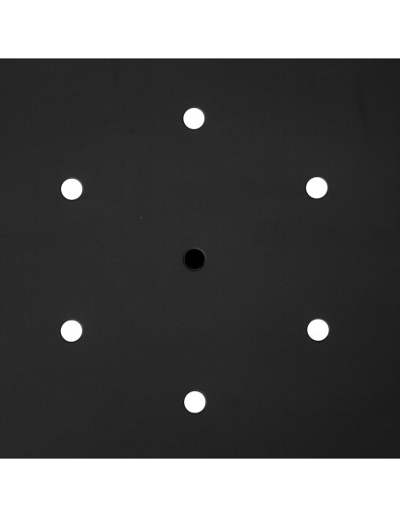 Chaise De Table Niko En Métal Noire Atmosphera