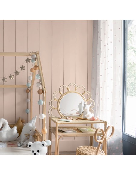 Rideau Voilage Pour Enfant Pompons Rose 140x240 Atmosphera For Kids