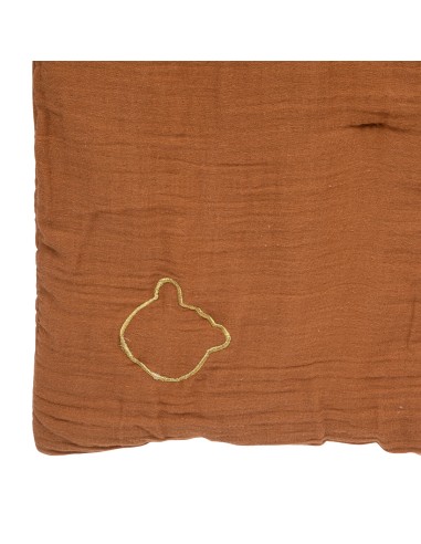 Édredon Pour Enfant Double Gaze En Coton Marron Atmosphera For Kids