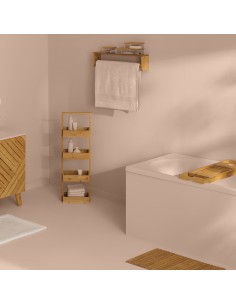 Plateau De Baignoire Extensible En Bambou Five 2