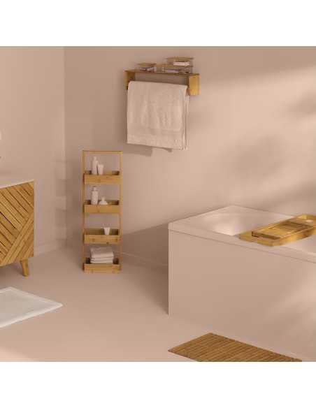 Plateau De Baignoire Extensible En Bambou Five