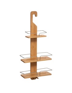 Serviteur De Douche 3 Niveaux En Bambou Five