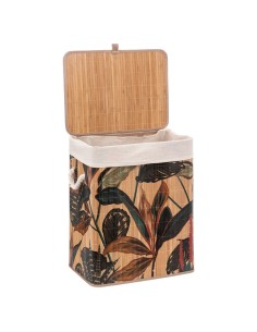 Panier À Linge Palawan 60L En Bambou Beige Five 2