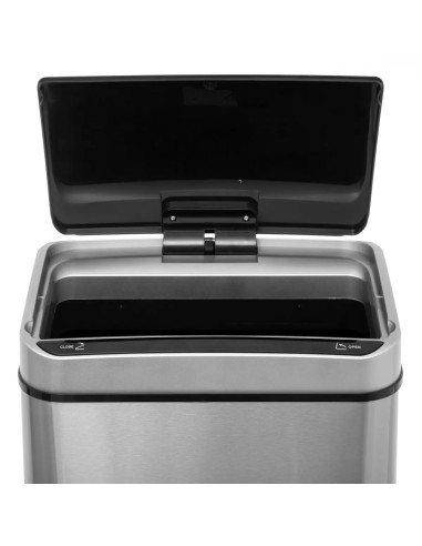 Poubelle Automatique Rectangle Sensor 40L En Inox Five