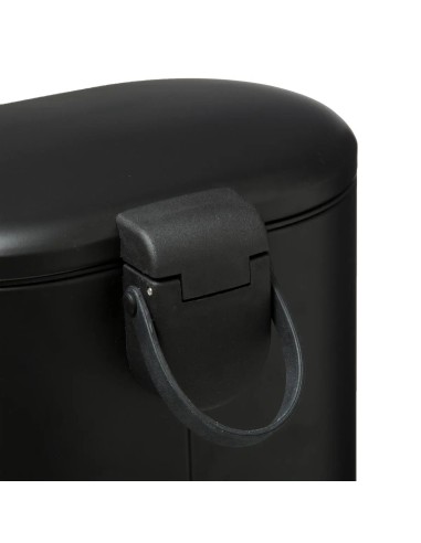 Poubelle Softclose À Pedale Sili 6 L Noire Five