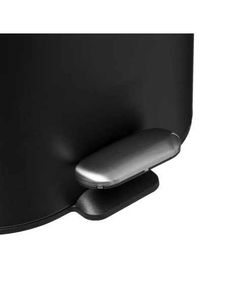 Poubelle Softclose À Pedale Sili 6 L Noire Five