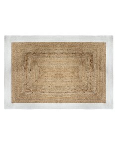 Tapis En Jute Bord Blanc 120x170 Atmosphera