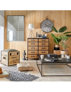 Pouf Et Malle De Rangement 2 En 1 Silas Taupe Atmosphera 2