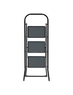 Escabeau à 3 marches pliable - Blanc 2