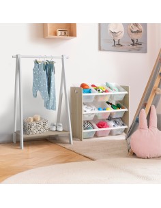 Penderie D'enfant Trépied Blanc Atmosphera For Kids 2