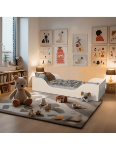 Lit enfant Navire des Rêves 90x190 Blanc - Laïba Kids 2