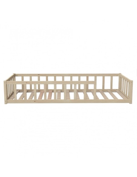 Lit barrière Éclat Lunaire 90x190 Naturel - Laïba Kids