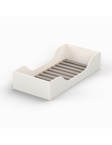 Lit enfant Noe 90x190 avec sommier Blanc - Weber