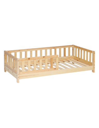 Lit Barrière Enfant Petit Dreamer 80x160 Beige - Laïba Kids