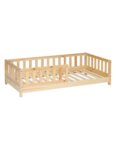 Lit Barrière Enfant Petit Dreamer 80x160 Beige - Laïba Kids
