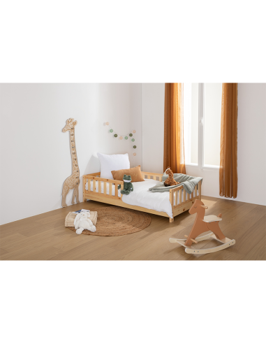 Lit Barrière Enfant 80x160 Beige Atmosphera For Kids