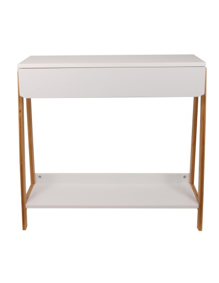 Console avec 1 tiroir Blanc Home Deco Factory