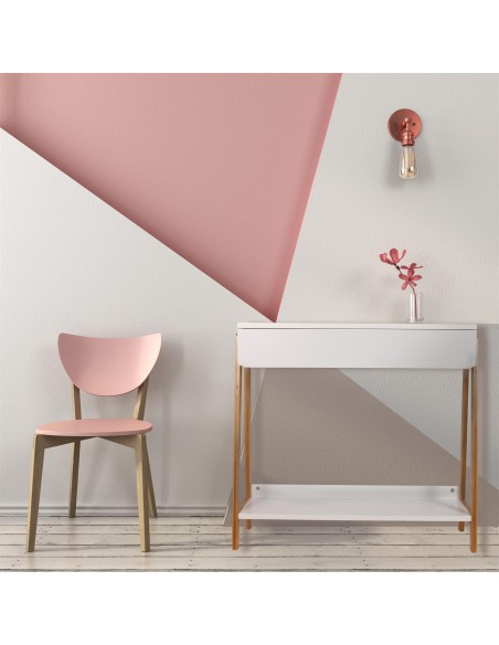 Console avec 1 tiroir Blanc Home Deco Factory