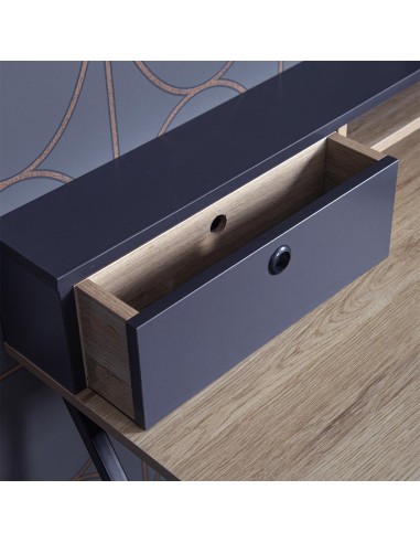 Bureau Cambridge En Bois Noir Home Deco Factory