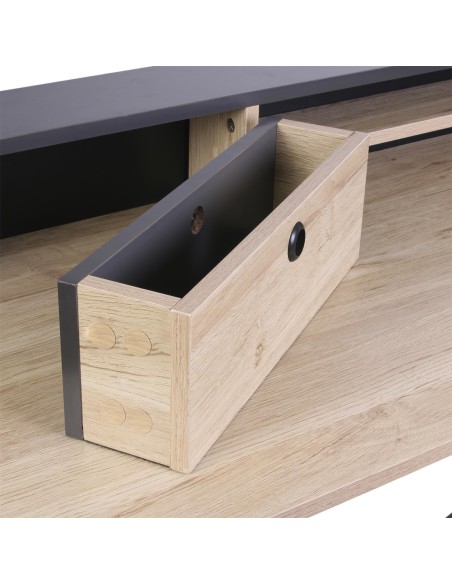 Bureau Cambridge En Bois Noir Home Deco Factory