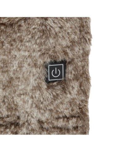 Jeté De Chaise Chauffant USB Gris Home Deco Factory