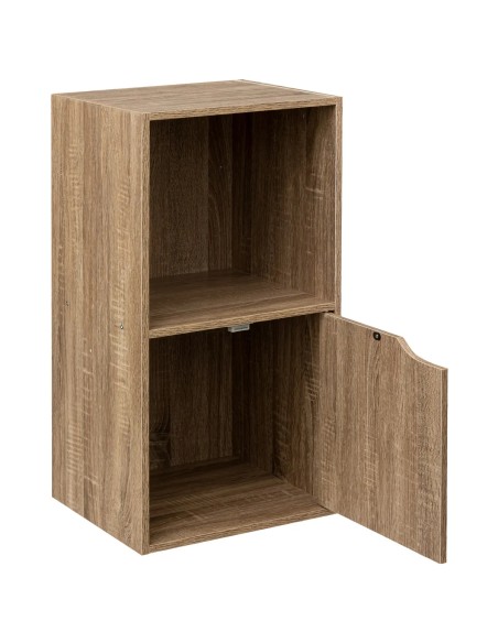 Étagère 2 cases Mix N Modul Door Naturel - Five