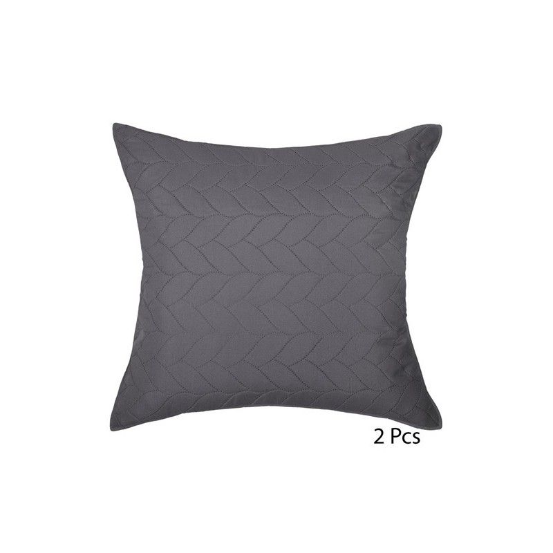 Dessus de lit tressé 240x260 + 2 taies lins Atmosphera