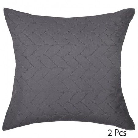 Dessus de lit tressé 240x260 + 2 taies lins Atmosphera