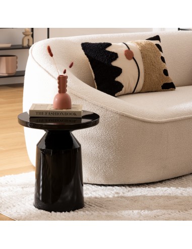 Table Café totem Sita En Métal Noir Atmosphera