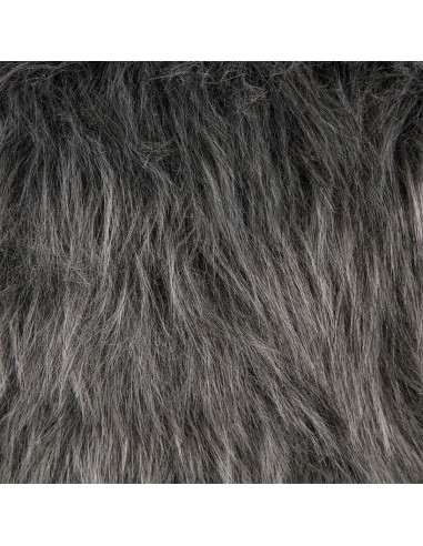 Tabouret D'appoint Oslo Fourrure Gris Atmosphera