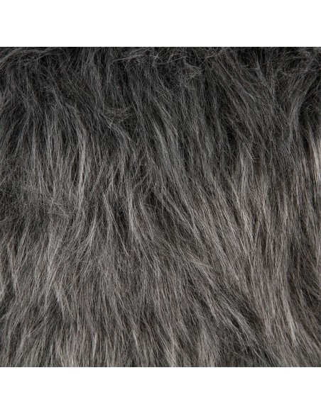 Tabouret D'appoint Oslo Fourrure Gris Atmosphera