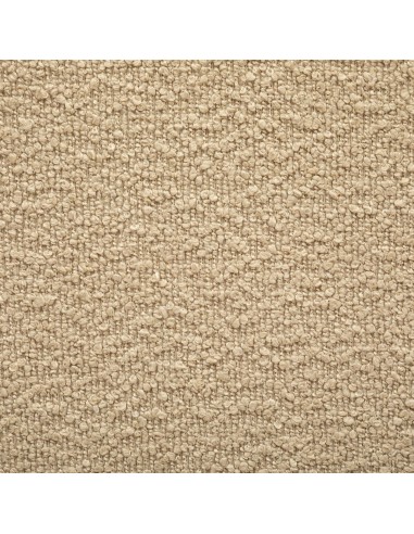 Pouf Sevi bouclette Beige Atmosphera