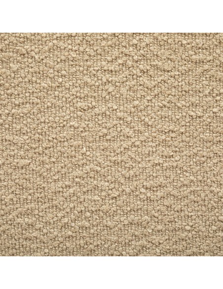 Pouf Sevi bouclette Beige Atmosphera